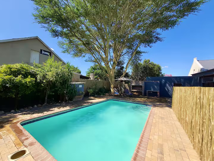 Private pool under the trees